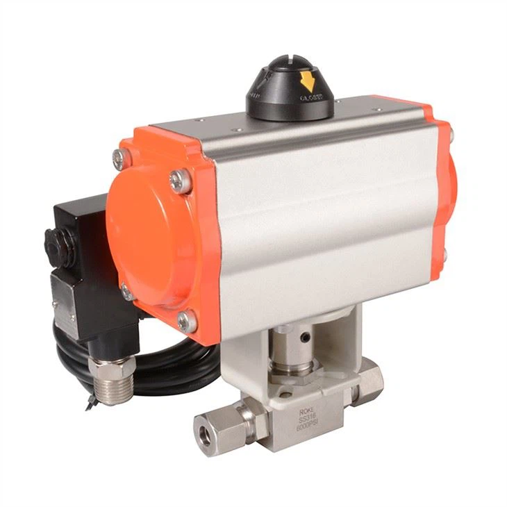 Roostevabast terasest 6000psi pneumaatiline survekuulklapp koos plahvatuskindla mähisega